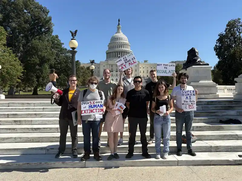 PauseAI protest in Washington DC