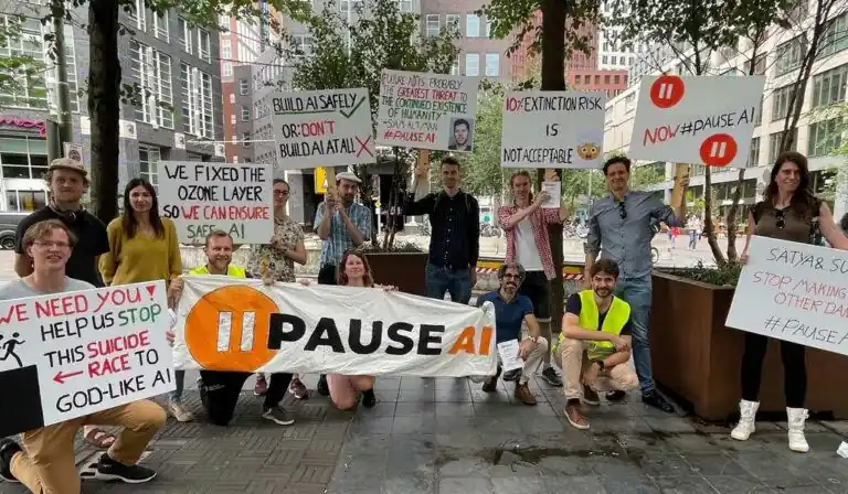 PauseAI DC protest