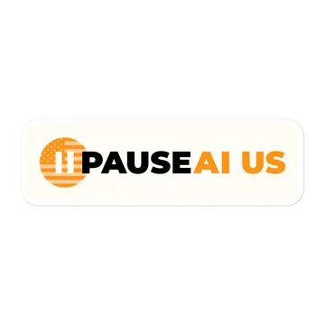 PauseAI US wordmark sticker